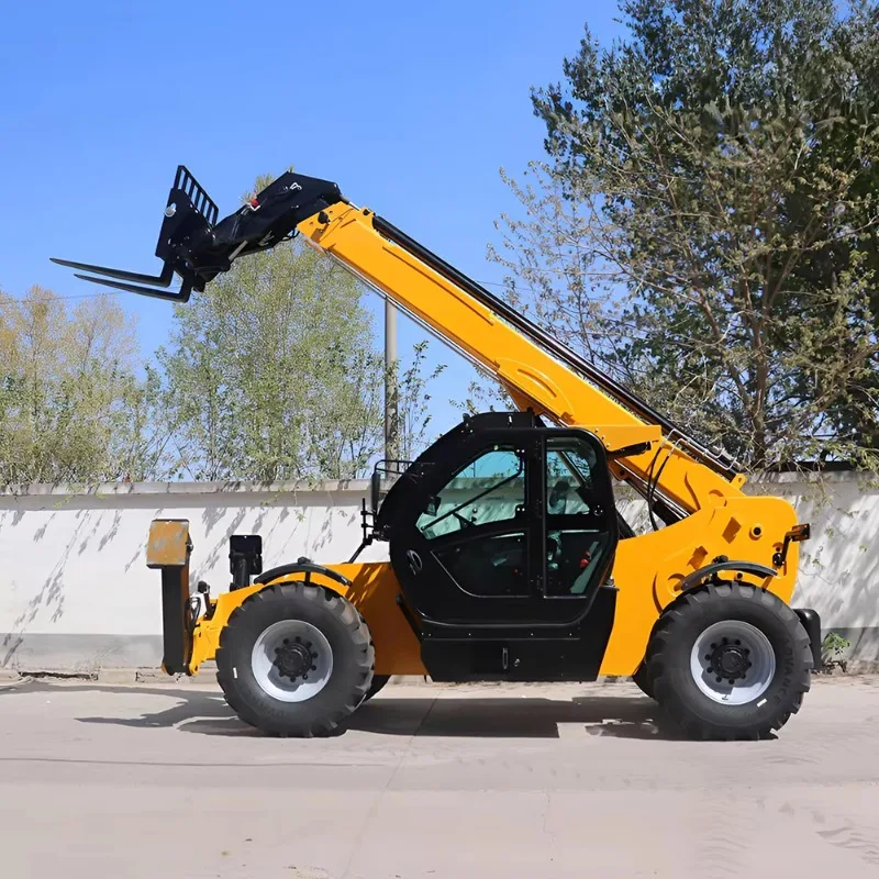 Customized Hydraulic 4x4 Telehandler Boom Lift 3 Ton 4 Ton 5 Ton Forklift Telescopic Forklift With EPA Engine for Sale