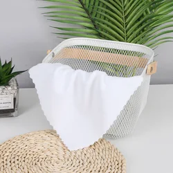5/10pcs 30*30cm White Small Towels Square Soft Cleaning Souring Washcloth Thicken Dishwashing Cloth Microfiber Wiping Hotel Home