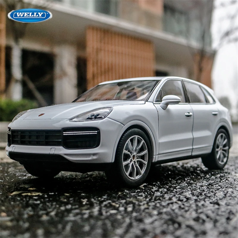 

WELLY 1:24 Porsche Cayenne Turbo SUV Alloy Car Model Diecasts Metal Toy Vehicles Car Model Simulation Collection Childrens Gifts