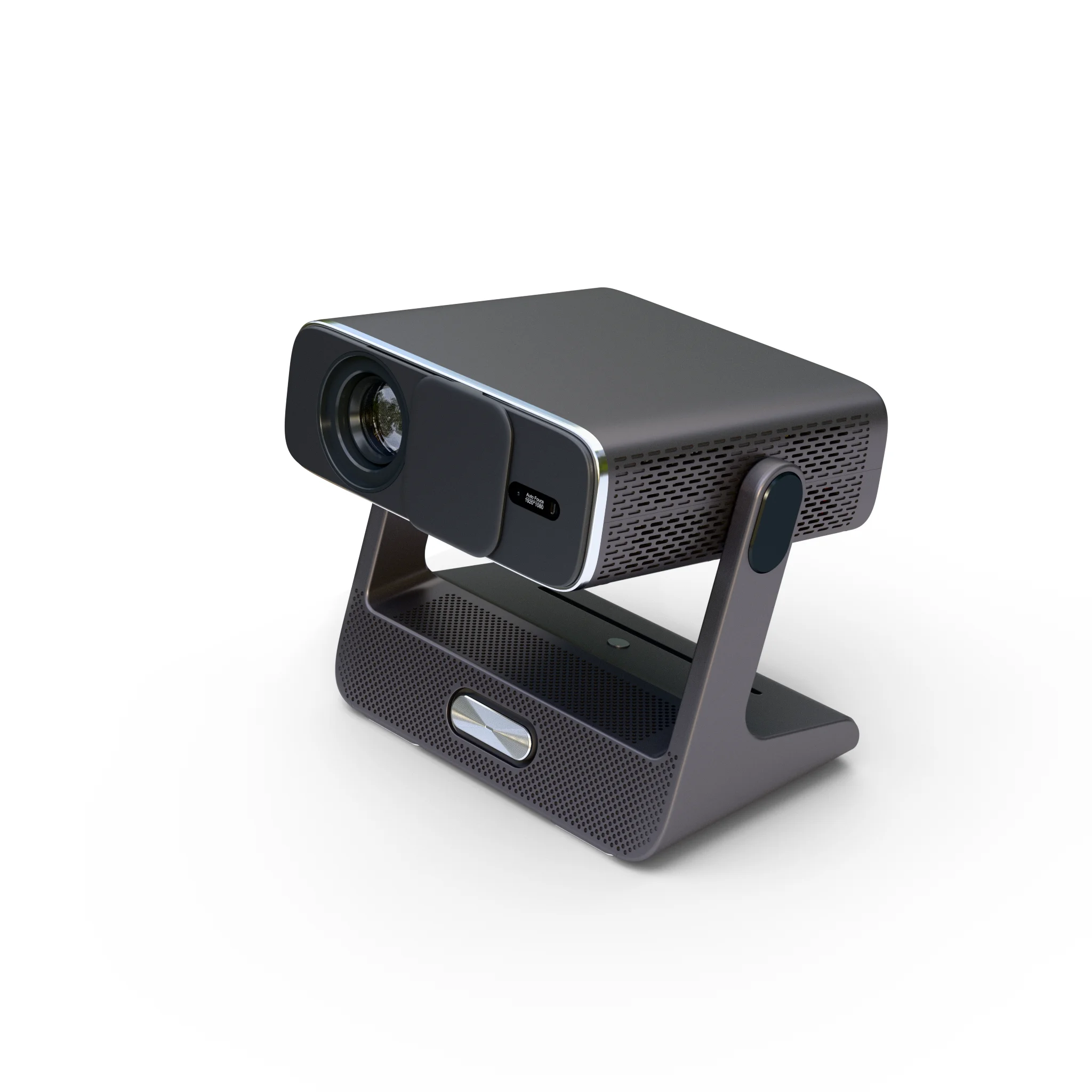 GTV Android 14 System Full HD 6500 Lumens 30000 Hours Long Last 4K Supported Built-in Speakers  LED Office Projector