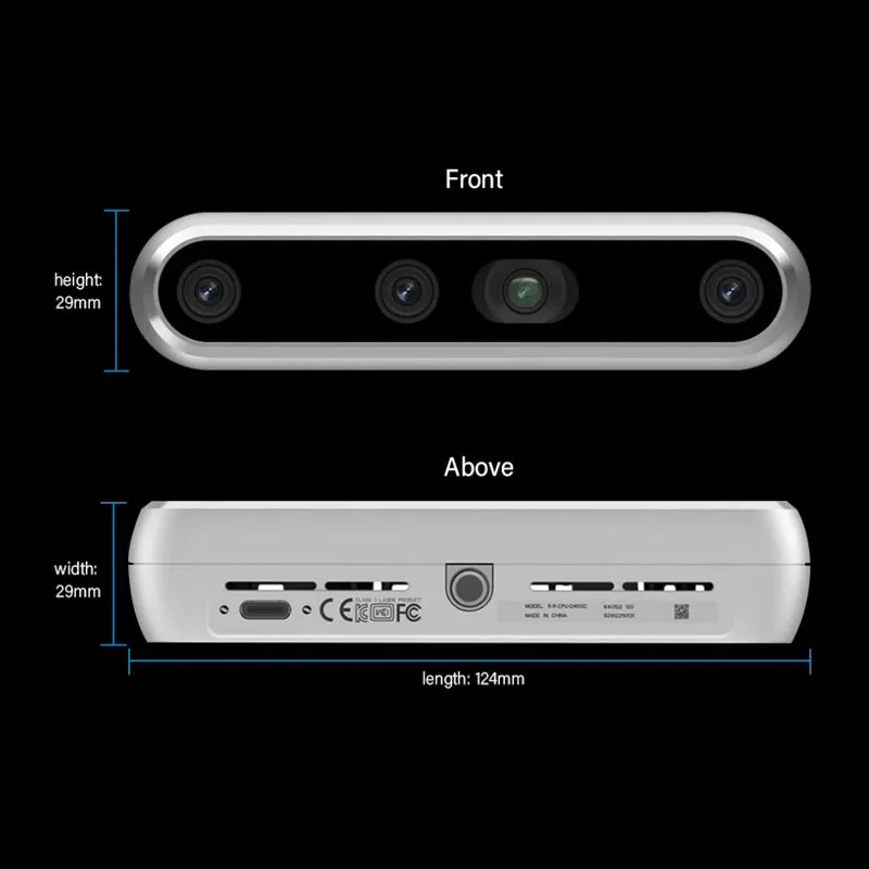 

RealSense D455 Глубина камеры осведомленности IMU Виртуальная/возвратная реальность и дроны