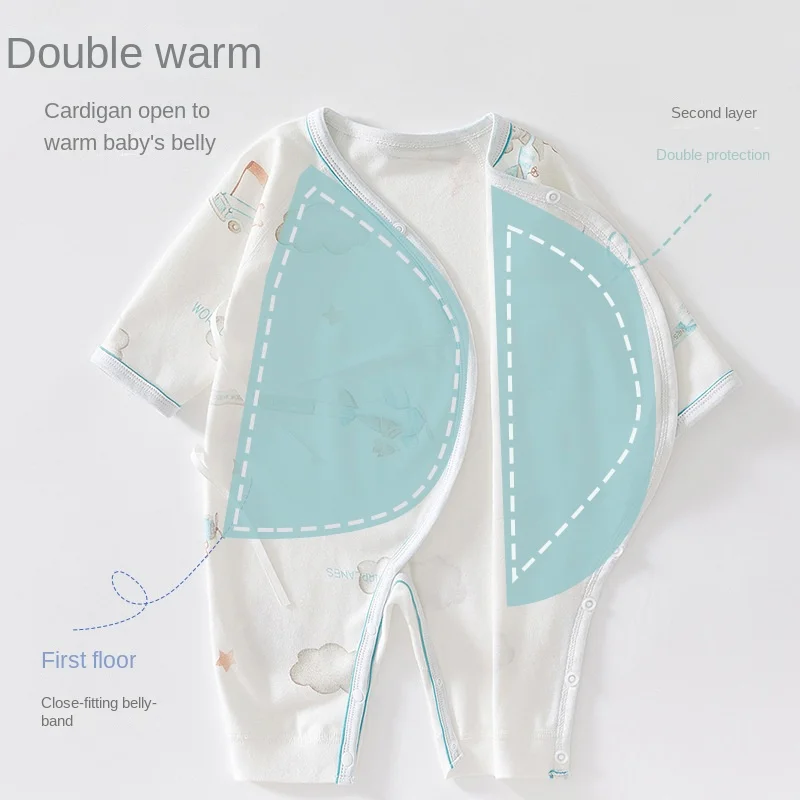 Baby Clothing Summer Monk Harper Creeper Spring/Summer Thin Newborn Infant Bodysuit