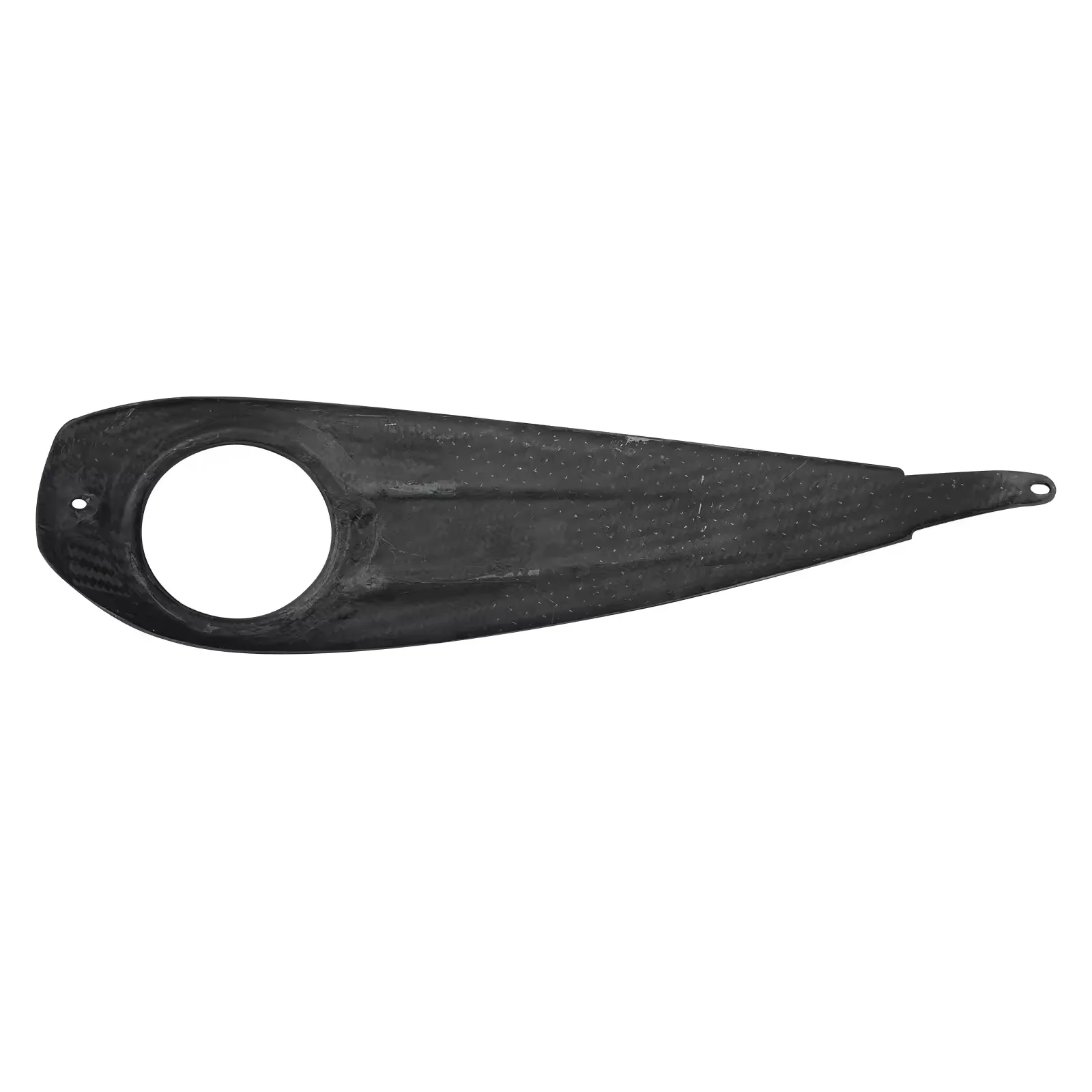 Motorcycle Black Tank Tie Forged Carbon Fiber Fuel Gauge Mailbox Trim Glossy for-Harley 2025 Street Glide Ultra (FLHXU)