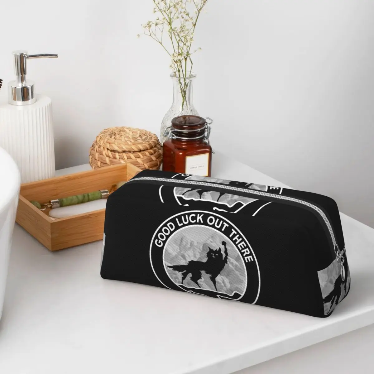 Fantastic Mr Fox - Wolf - Canis Lupus - Fill Pencil Cases for Student School Pen Box Pencil Bag Pencil Pouch Pen Holder