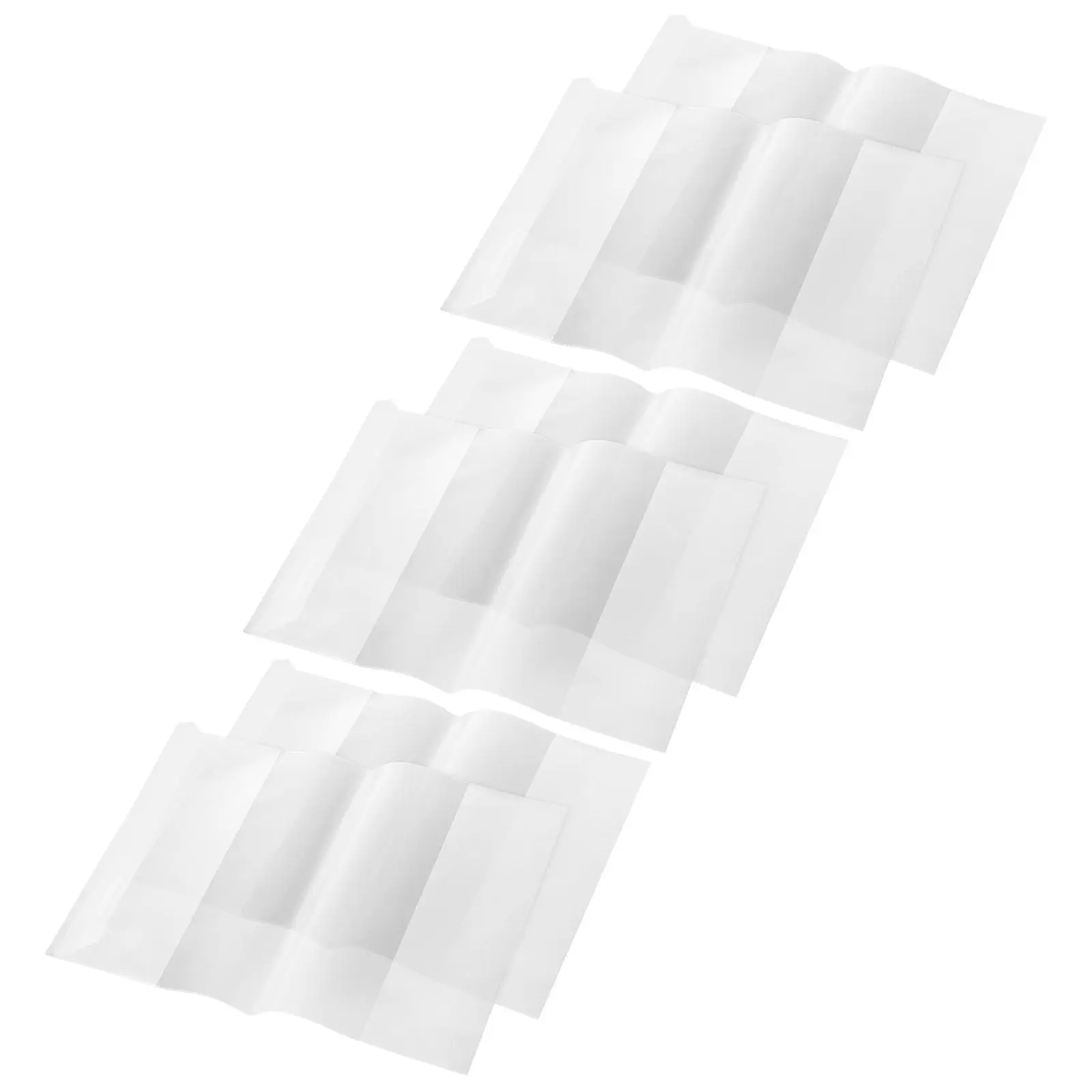 60Pcs Waterproof Binder Covers Clear Plastic Book Protectors for A5 Loose Leaf Notebook Diary Textbook Scrapbook