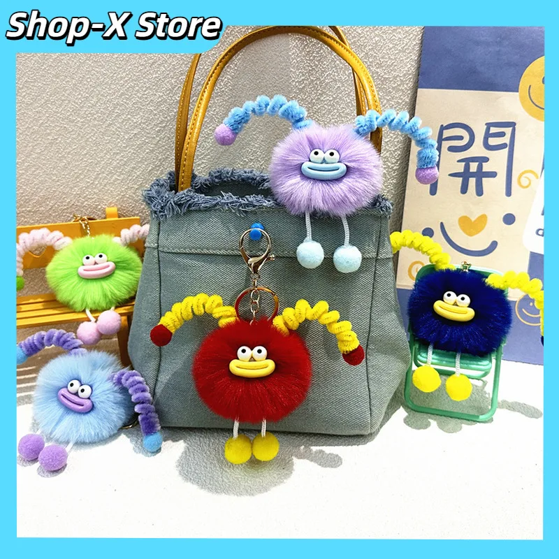 

Cartoon Keychain Cute Sausage Lips Plush Key Ring Viral Backpack Charm Accessories Gift For Kids Friends