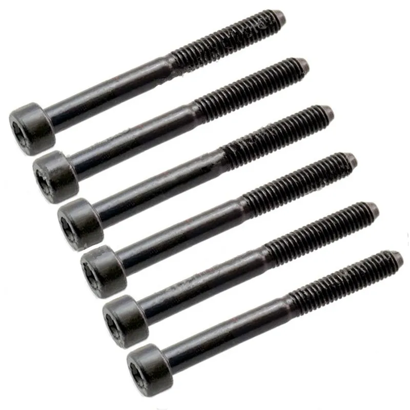 Hex Screw Bolt 6Pcs Tremolo Bridge Saddle Lock String Hexagon Screw Clamp String For Electric Guitar Accessories Parts