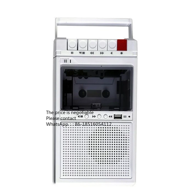 

Nostalgic Retro Portable Cassette Recorder - Tape Player with Walkie-Talkie Function, Recorder & Playback All-In-One