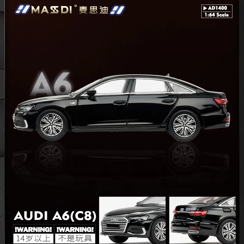 MASDI 1:64 Silver Alloy Car Model Realistic Simulation Vehicle Toy Collectible Car Ornament Gift For Hobby Enthusias Surprise