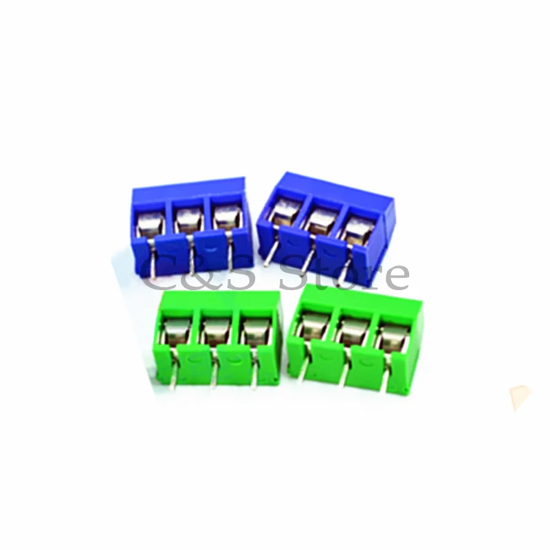 20pcs KF301-3P KF301-5.0mmmm KF301-5.0-3P KF301 5.08mm Plug-in Screw Connector