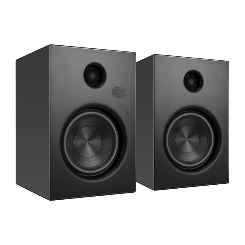 Built-in digital to analog converter and digital signal processing professional studio monitor bookshelf bluetooth system