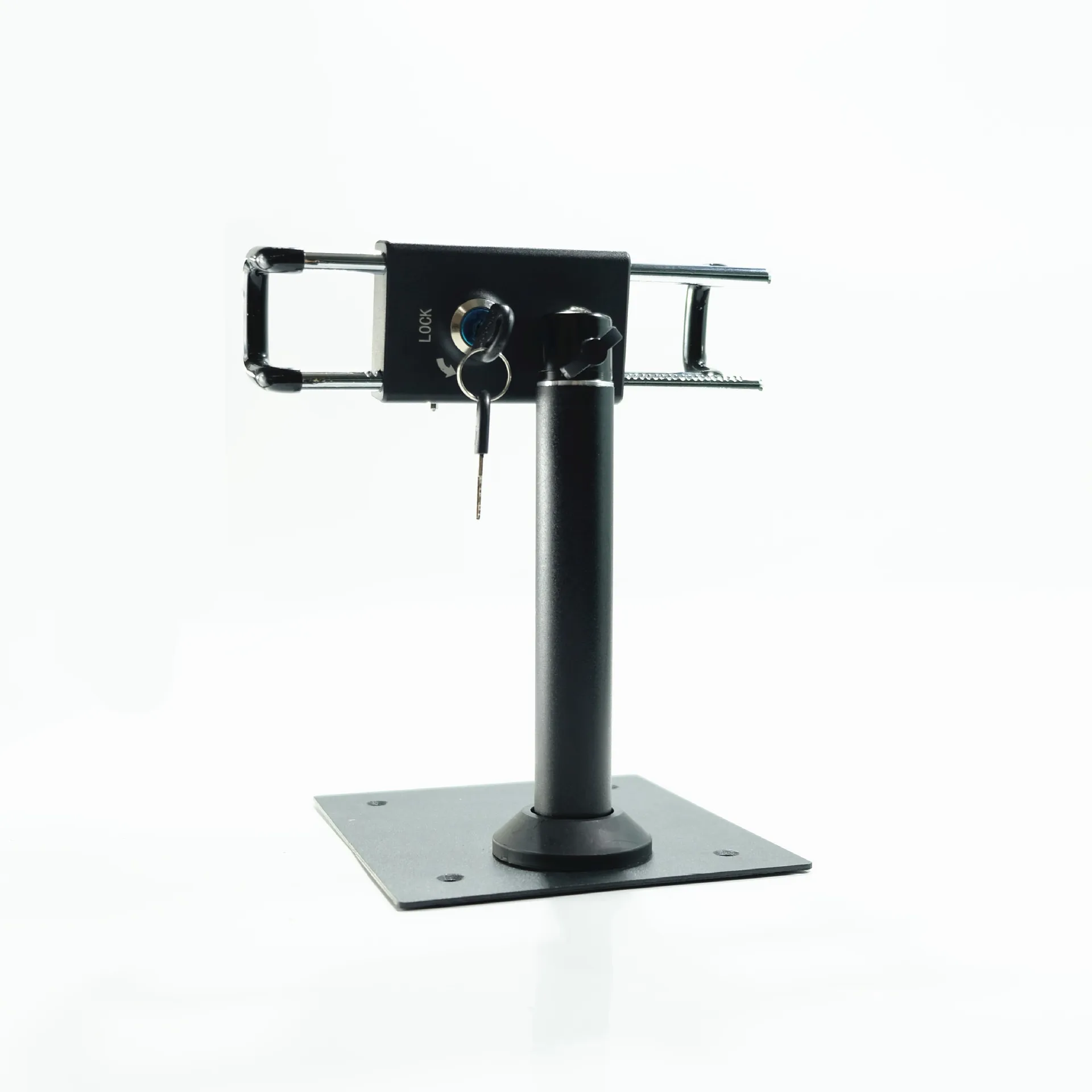 Universal Size Flat Stand Industrial Computer Support Stand Locked Anti-theft Desktop Stand