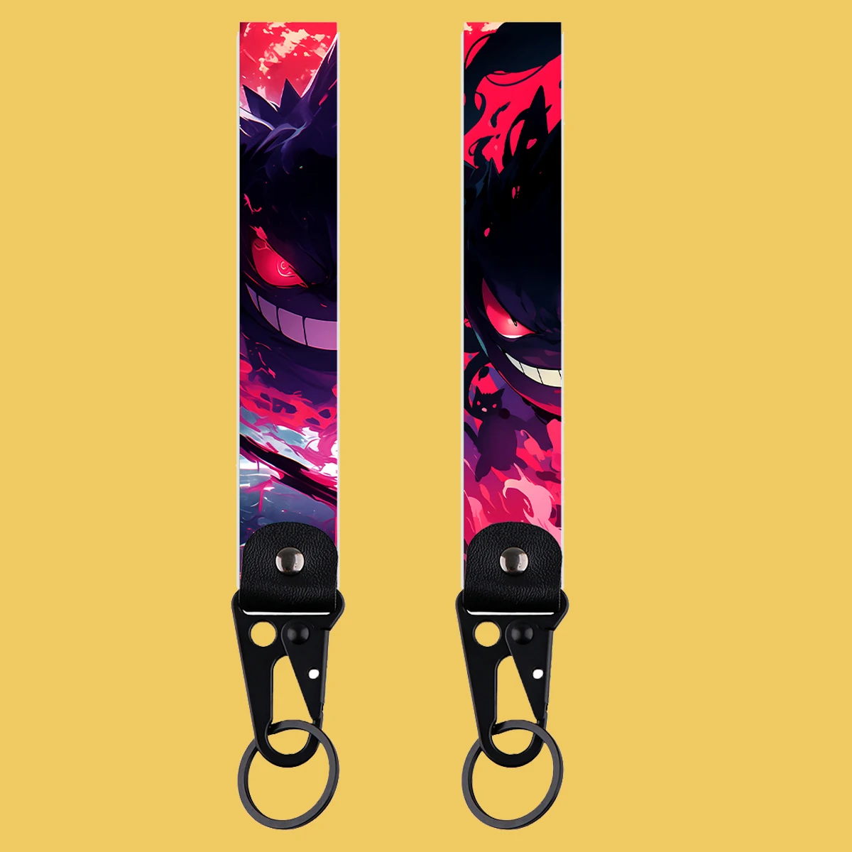 أنيمي لعبة المفاتيح النسر منقار سيارة المفاتيح شريط للرسغ قصيرة الحبل مفتاح قلادة Keyrings حامل اكسسوارات مجوهرات تشافيرو