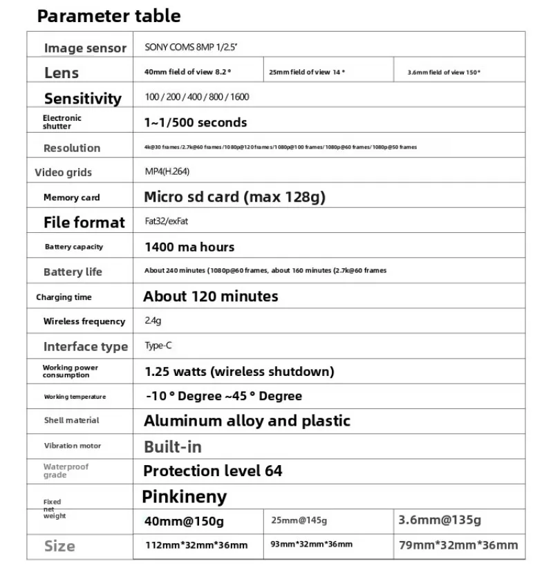 Tactical Ballistics, Video Recorder, Water Recorder, Metal Case ScopeCam 2nd Generation 4K