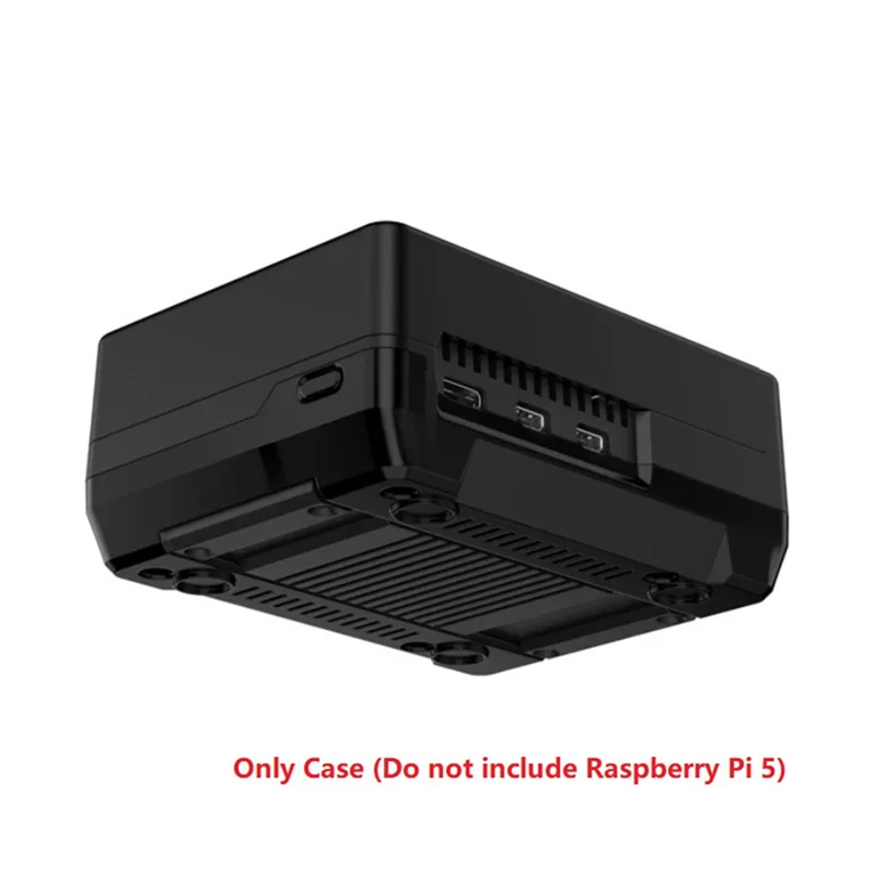 حافظة NEO 5 M.2 NVME PCIE لـ Raspberry Pi 5 مع مروحة PWM المدمجة المبرد لـ SSD Boot Pi 5 من M.2 NVME Drive-AB09