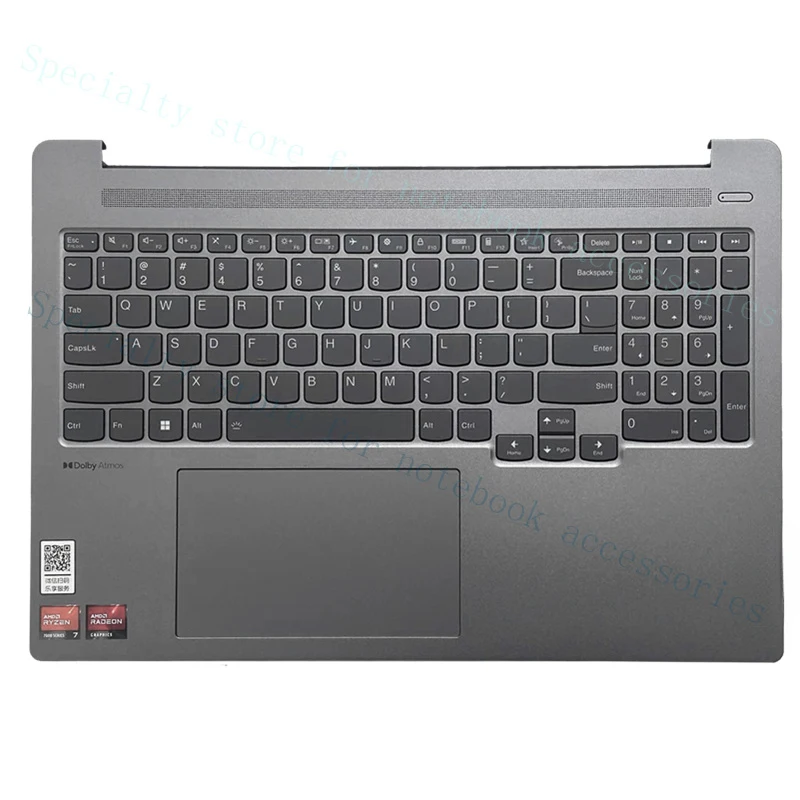 

A+ New For Lenovo IdeaPad Pro 5 16ARP8 Pro 5 16APH8 Palmrest Cover W/ US keyboard