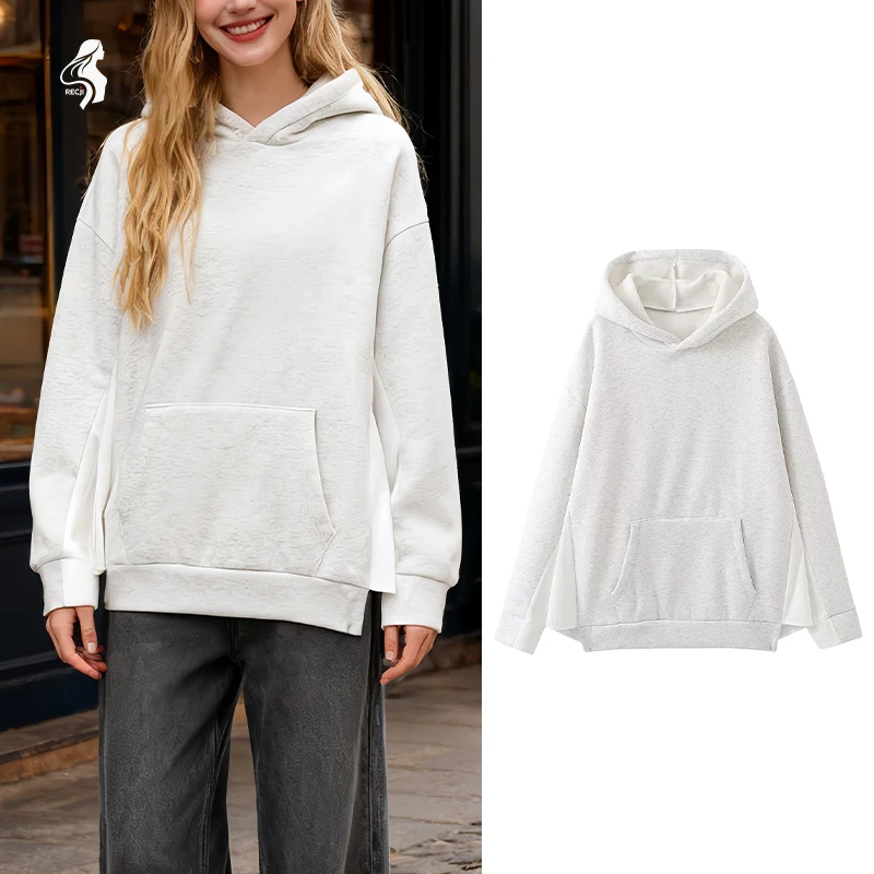 المرأة مقنعين البلوز المرقعة الشيفون مقنعين البلوز عارضة ومتعددة الاستخدامات الأزياء البلوز للتنقل اليومي #1