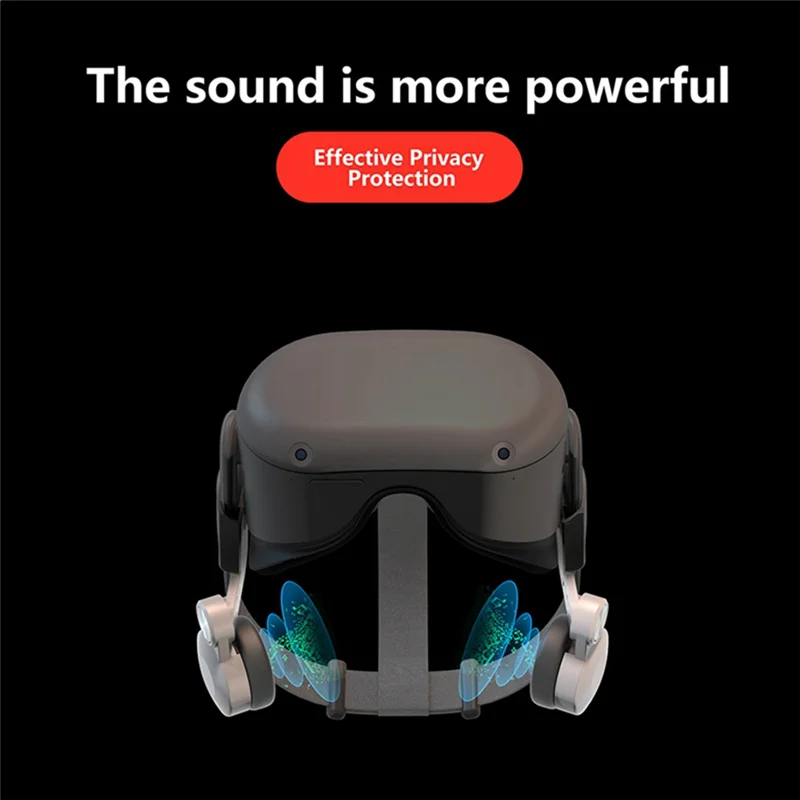 Per cuffie Oculus Quest2 Cuffie antirumore VR II Quest2 Cuffie canalate Accessori per copricapi portatili