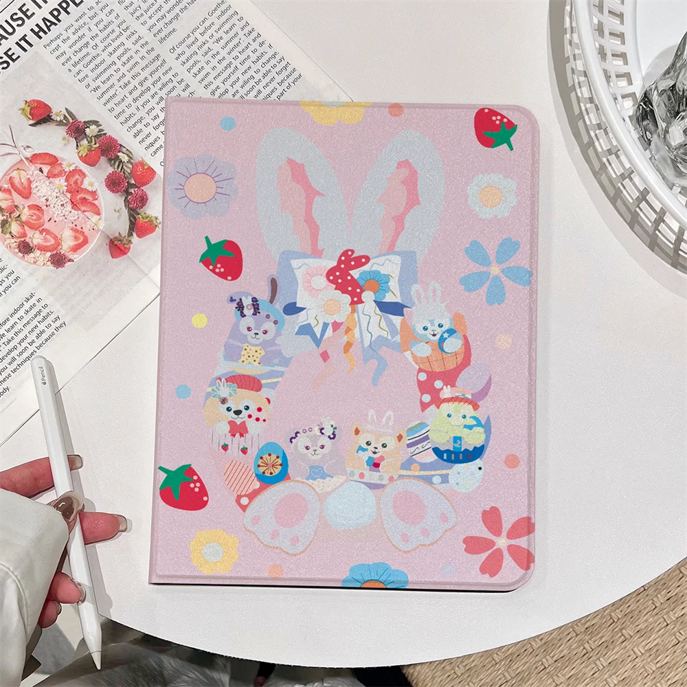 

for iPad A16 Case 11th 10th 10.9 Pro 11 mini 6 7 Air 4/5 11inch 10.2/10.5 9.7 7.9 Stellalou CookieAnn with Pencil Slot Cover