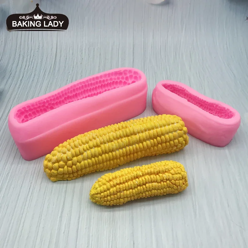 

MNYB fruit shape three-dimensional corn mousse mold ice cream jelly pudding cheese silicone mold cake chocolate decoration
