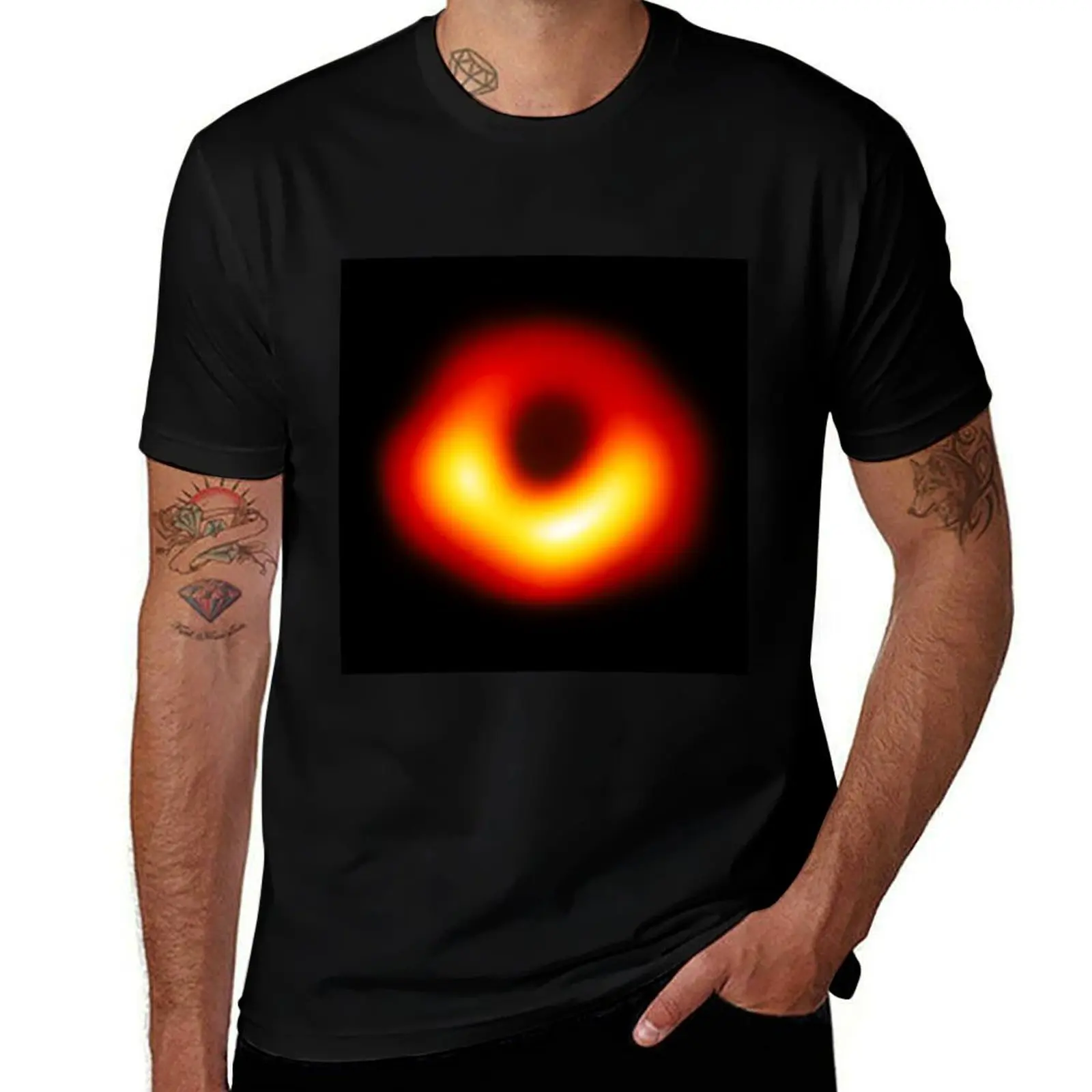 

Black hole in M87 T-Shirt funny t shirts dark humor t shirts for man graphic funny