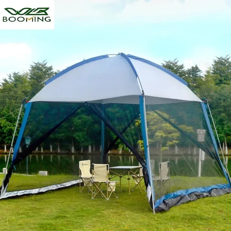 Large Camping Mesh Tent UV Resistant Mosquito Resistant Breathable Sunshade Tent Beach Sunshade Tent Beach Accessories