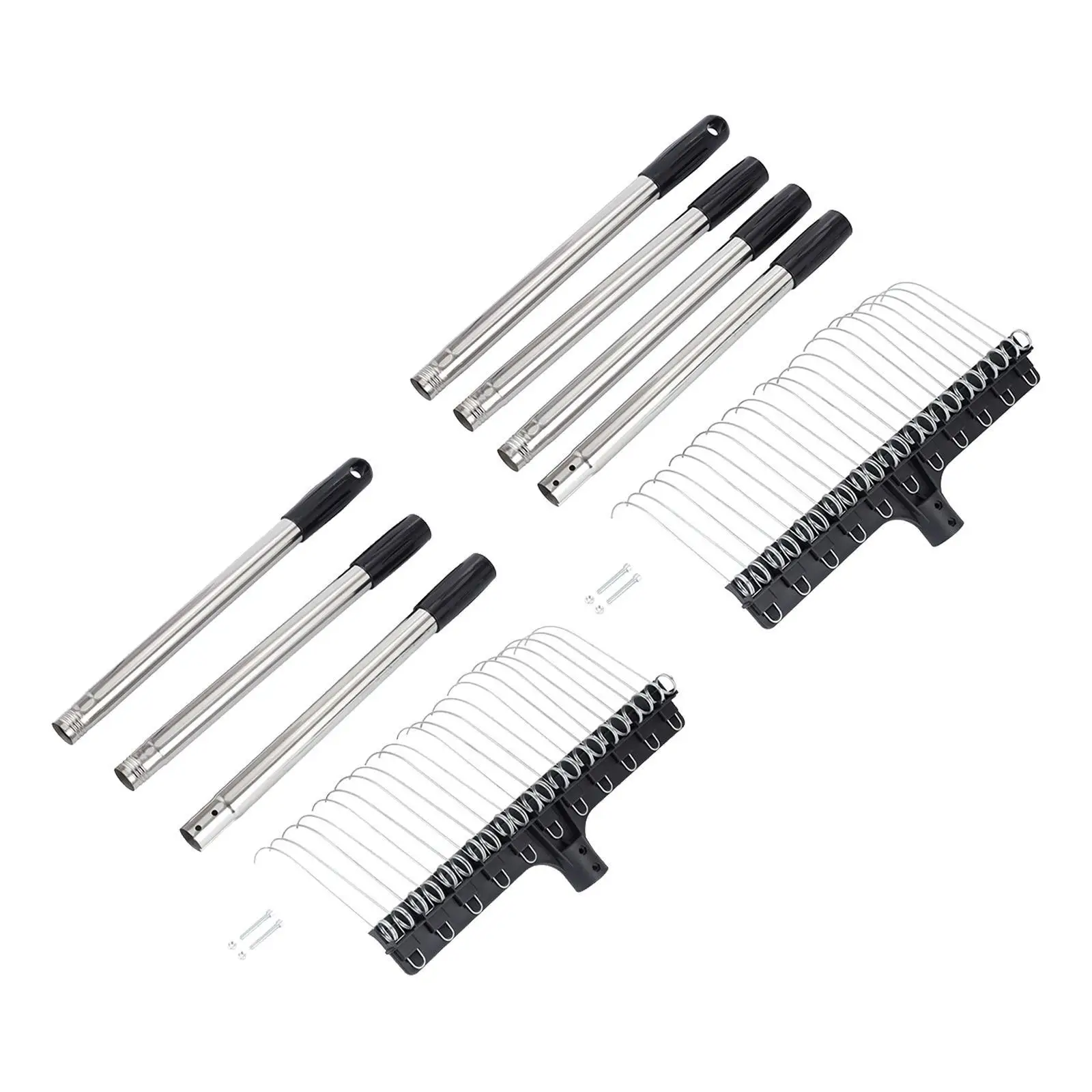 

Садовые грабли с длинной ручкой, грабли для кустарников и сорняков, грабли для листьев, садовый инструмент для цветочных грядок, сельского хозяйства, кемпинга, уборки мусора