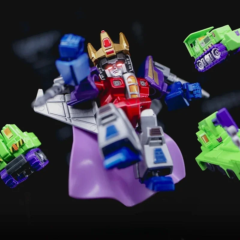 Hot Blokees Transformers Defender Version V2 Movable Blocks Figure Optimus Prime Starscream Bumblebee Model Collectible Toy Gift view 3