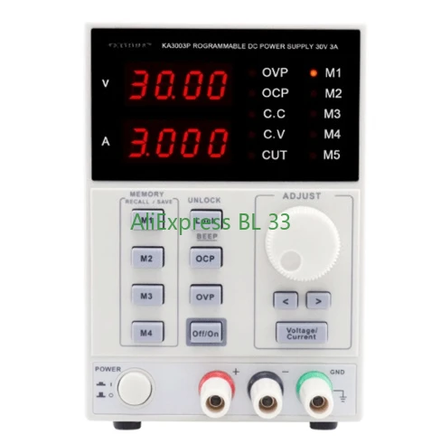 Precision Adjustable Digital Programmable DC Power Supply Laboratory Power Supply 30V 5A +Laptop AC DC