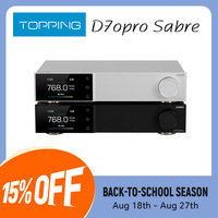 TOPPING D70 PRO SABRE DAC ES9039SPRO XU316 Bluetooth 5.1 LDAC Aptx-Adaptive HiFi Decoder with Remote Control