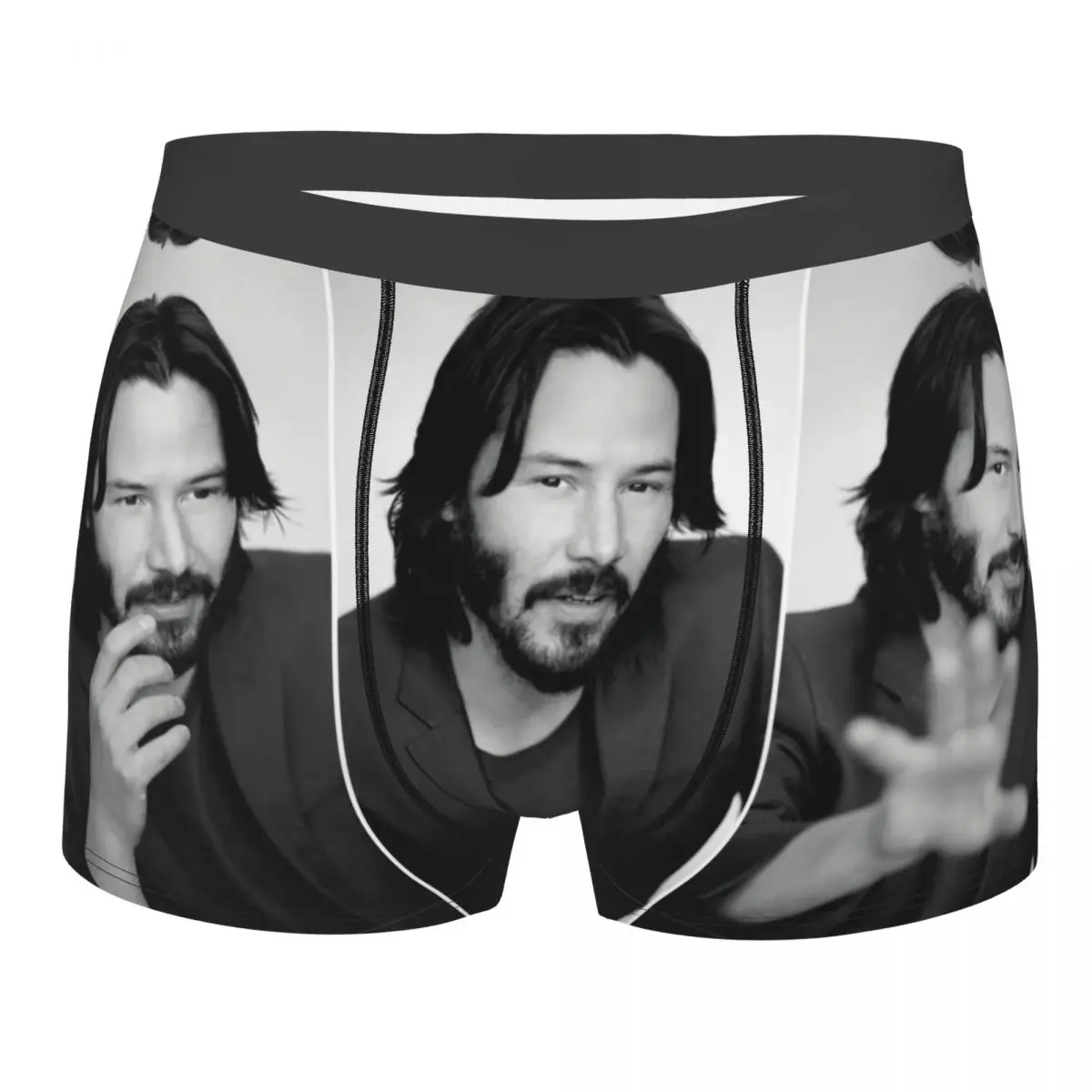 Keanu Reeves John Wick Calzoncillos bóxer para hombre, calzoncillos especiales muy transpirables, pantalones cortos con estampado 3D de alta calidad, Idea de regalo