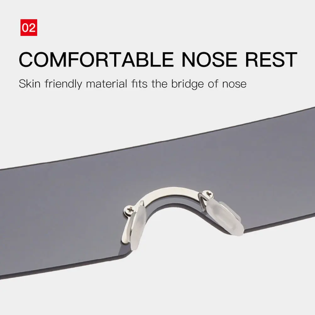 

1Pcs Classic Vintage Half Frame for Men Women Durable Uv Protection Sunglasses Beach Travel Outdoor