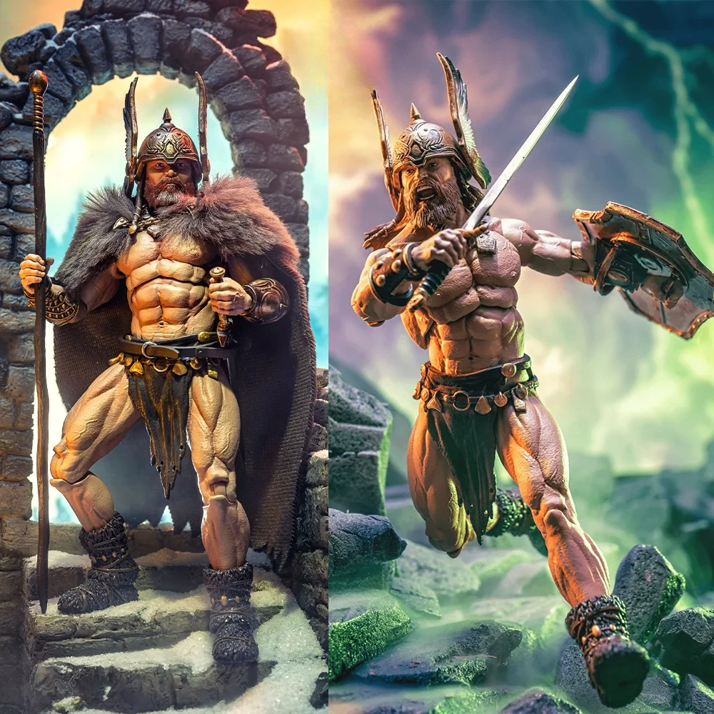 

In Stock Frazetta Girl 1/12 Scale Male Soldier 3 Wave Nordic Vikings Full Set 6in Collectible Action Figures Model For Gifts