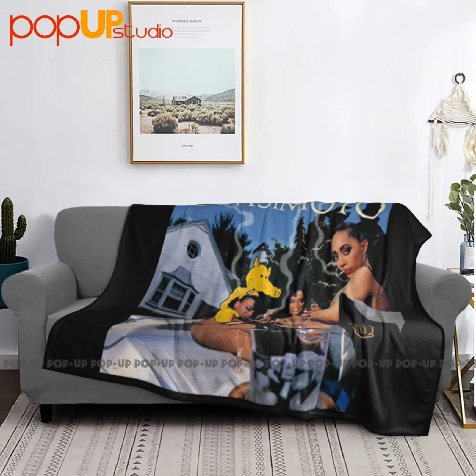 العلامة التجارية Quasimoto بطانية فائقة النعومة لحاف الشتاء غطاء أريكة أغطية السرير