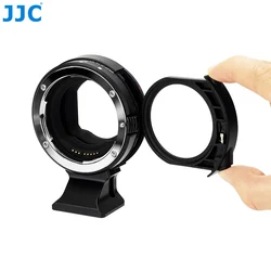 JJC EF-EOS R Auto Focus Lens Mount Adapter W UV VND CPL Filter for Canon EF/EF-S Mount Lenses to R50 R R5 Mark II R6 R7 R8 R10