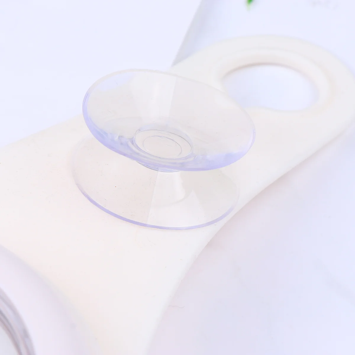 

White Waterproof Silent Wall Clock Bathroom Hanging Clock Suction Cup Shower Timer Mute Design No Quiet Use