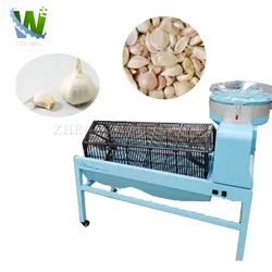 Agriculture Equipment Allium Sativum Arlic Cracking Separator Breaking Peeling Buld Separating Garlic Clove Splitter Machine