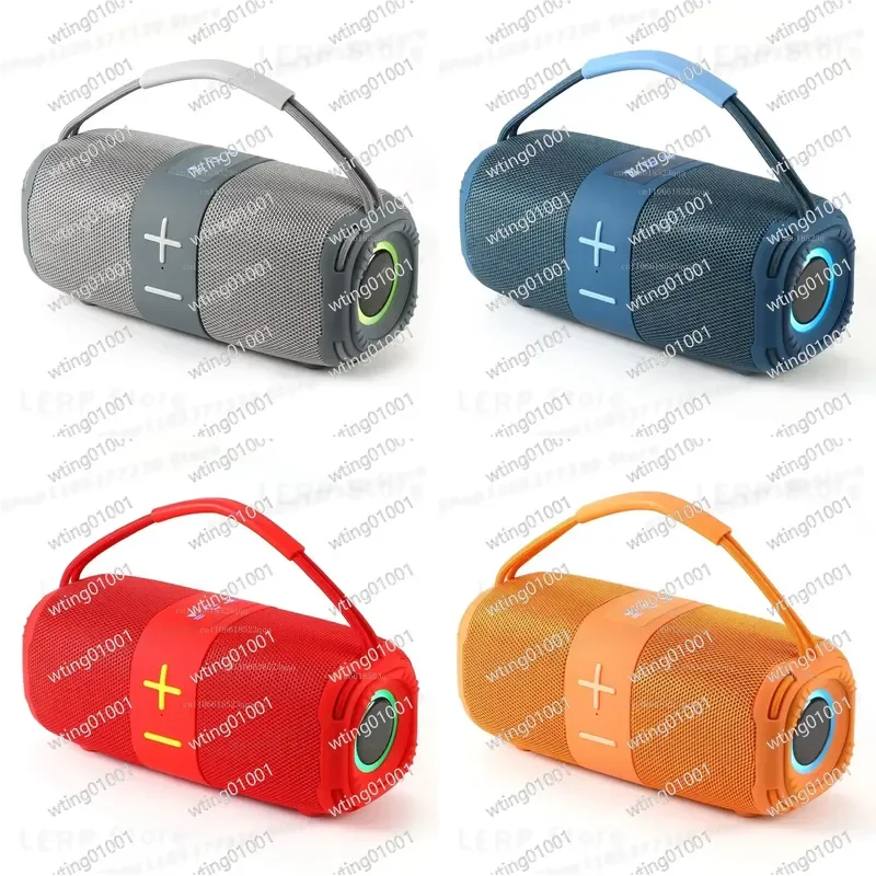 for TG668 Wireless Stereo Bass Speaker with Vibrant Multicolor Lights Powerful Sound Rechargeable Battery Compact Design Dual