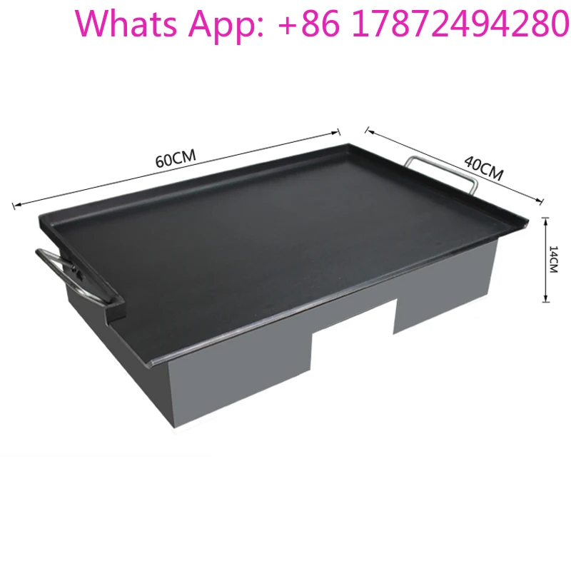 Teppanyaki Teppanyaki Special Equipment for Commercial Teppanyaki Squid Korean Snack Processing//Without Heating Electric Stove