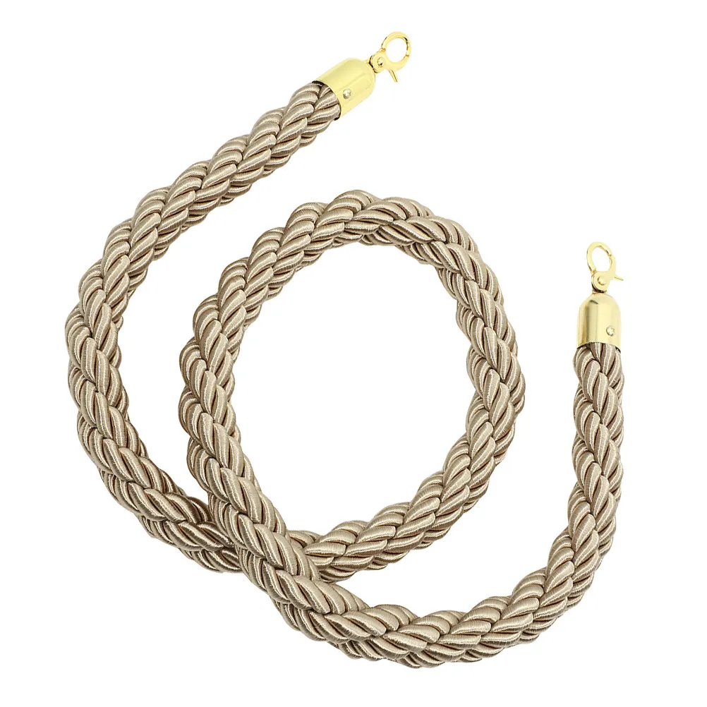 Rope Halloween Christmas New Year Braided Rope Durable Material Crowd Control Barrier Access Control Event Decorations Guardrail