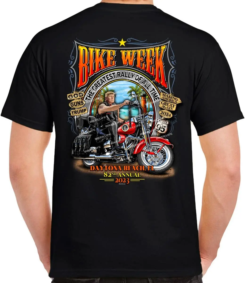 2023 Bike Week Daytona Beach Paradise Trump T-Shirt