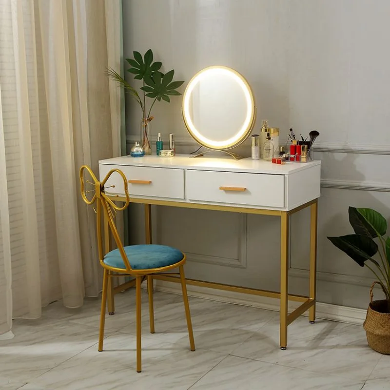 Simple modern bedroom Nordic women's small apartment dressing table