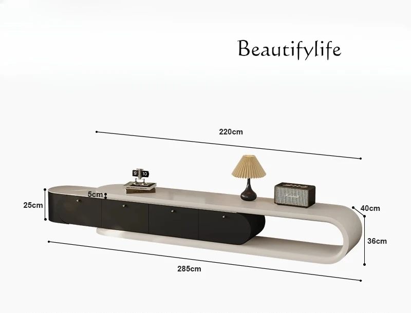 

Telescopic TV cabinet Floor-to-ceiling living room Household French all-solid wood TV cabinet Advanced sensing floor cabinet