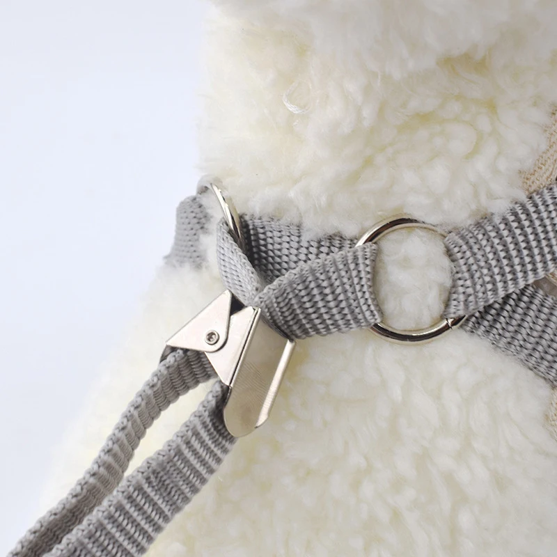 Cheaper Chihuahua Puppy Dog Vest Harness and Leash Set Adjustable Pet Harnesses for Small Dogs Pinscher Yorkshire mascotas Leads