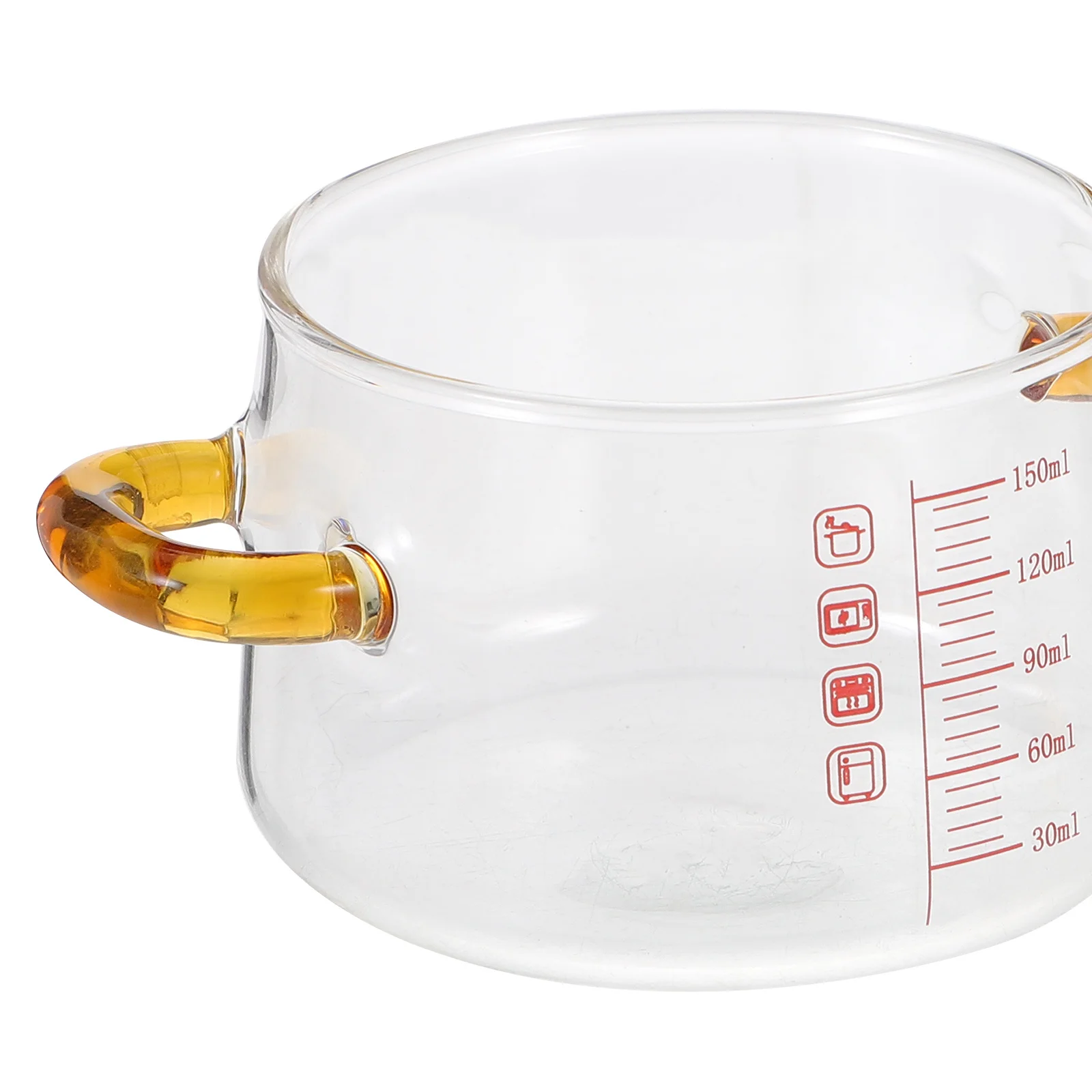 

Glass Steamed Egg Bowl Double Handle Transparent Heat Resistant Cooking Pot Kitchenware Stew Pot Oven Microwave Safe