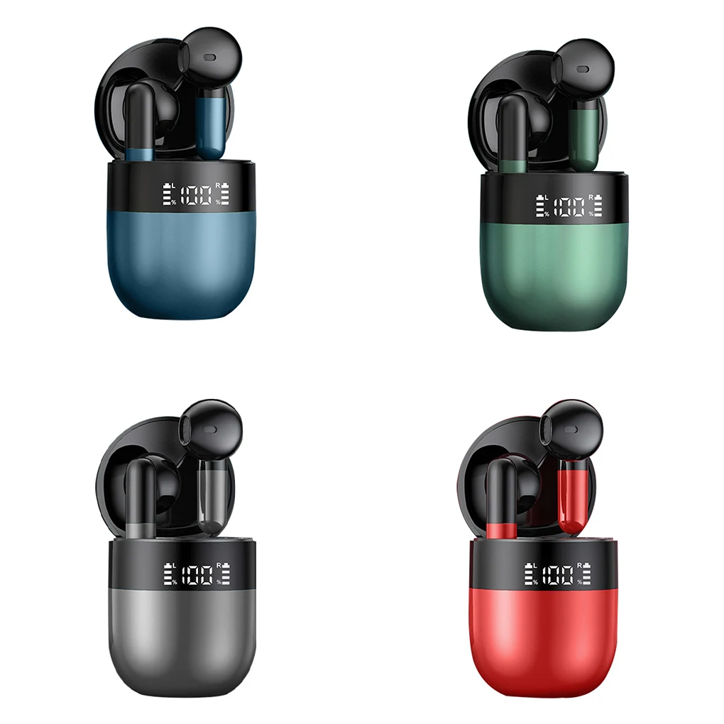 

Bluetooth-Compatible Earbuds Wireless Stereo TWS Earphones Touch Control Headphone Smartphone Laptop Accessories