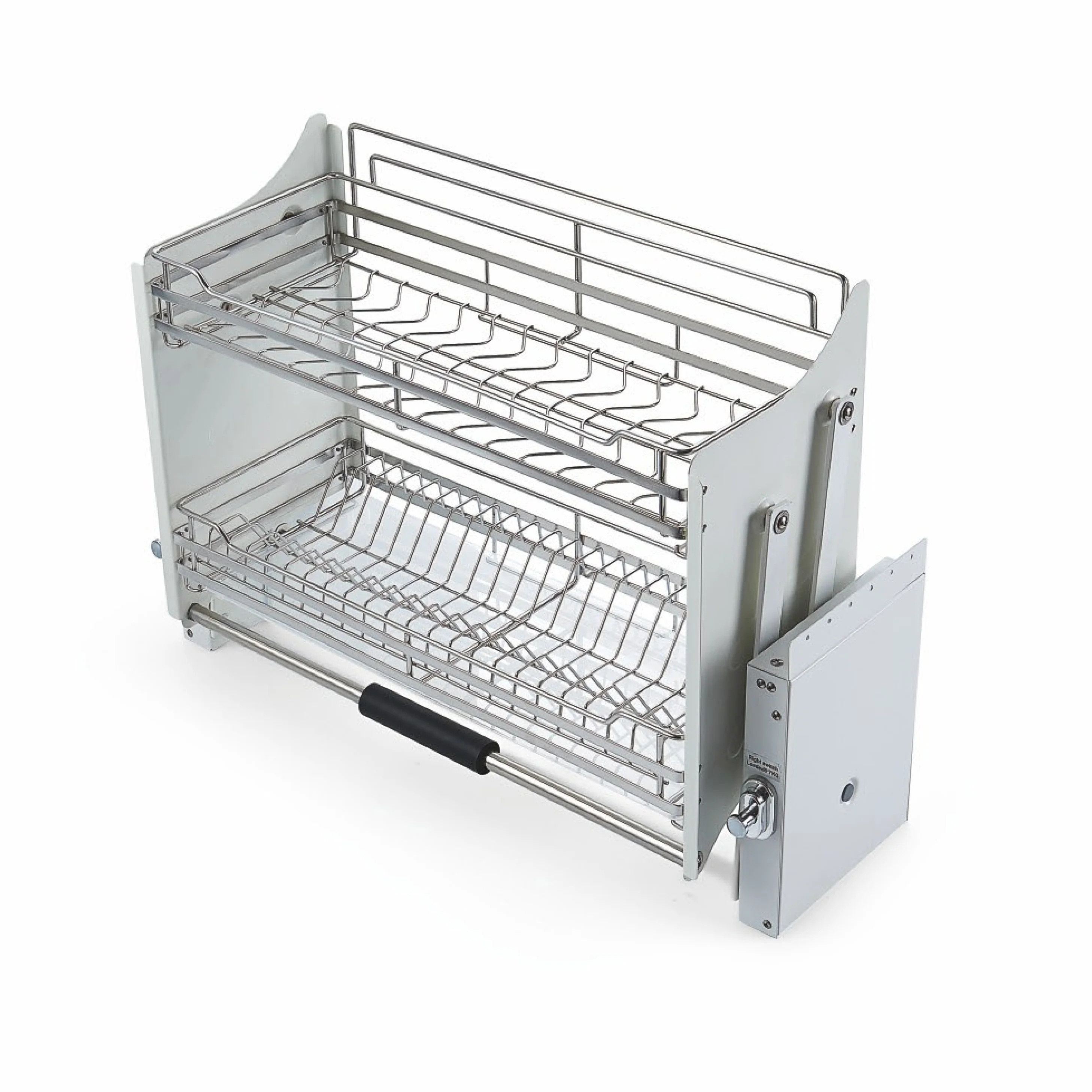 جديد خزانة مطبخ من الفولاذ المقاوم للصدأ سحب للأسفل رفوف مصعد رفع سلة قابلة للسحب تخزين خزانة المطبخ #1