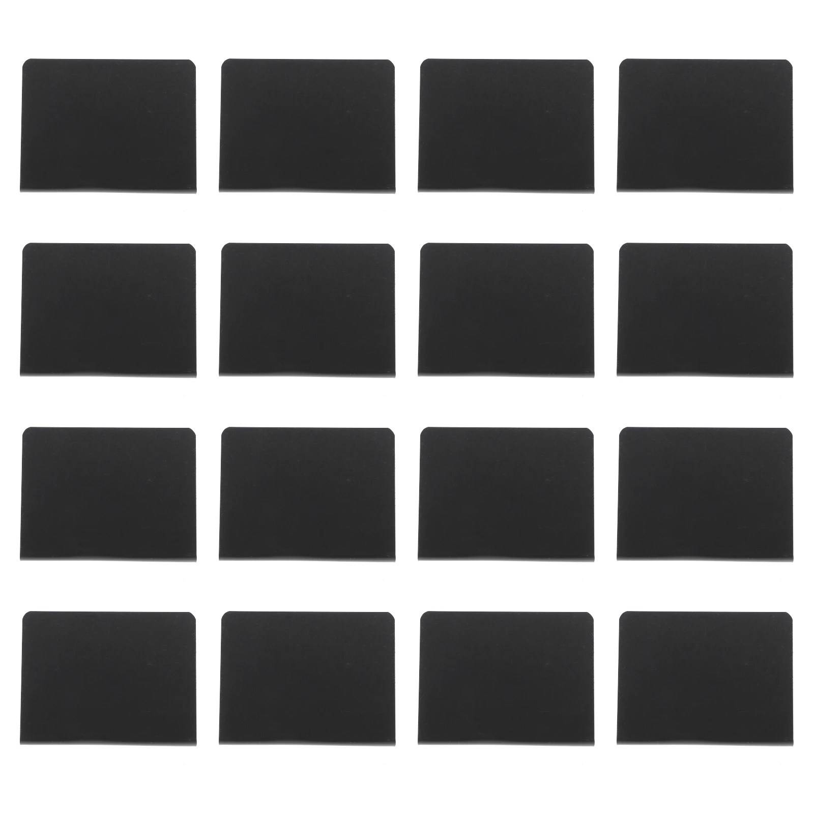 

16pcs Plastic Chalkboards Lightweight Small Blackboards for Home Bar Restaurant Supermarket Message Boards Desktop Signs