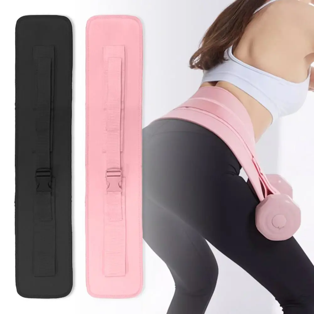 Versatilità Cintura di spinta dell'anca antiscivolo Cintura da allenamento per la forza allargata Cintura di peso comoda per manubri