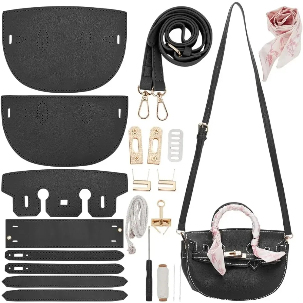 

DIY Imitation Leather Crossbody Bag Kits DIY Shoulder Bag Making Set Lady DIY Faux Leather Handbag Making Kit for making kit
